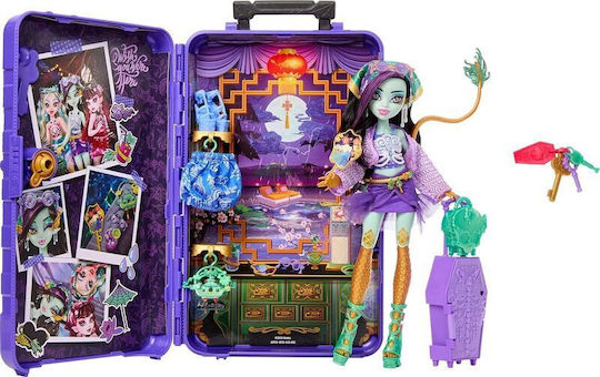 Mattel Skulltimate Secrets 7 Кейс Jinafire Кукла Monster High за 4+ Години