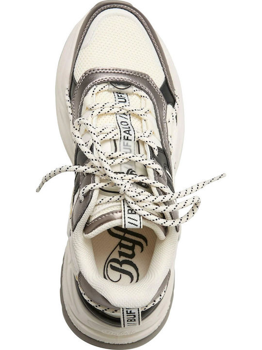 Sneakers Cream / Silver / Pewter