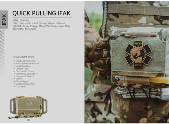 Rhino Rescue Militärische Tasche Gürtel aus Polyester Multicam
