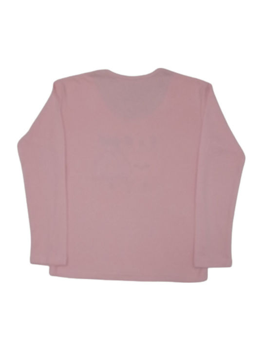 Fawn Winter Damen Pyjama-Set Pink
