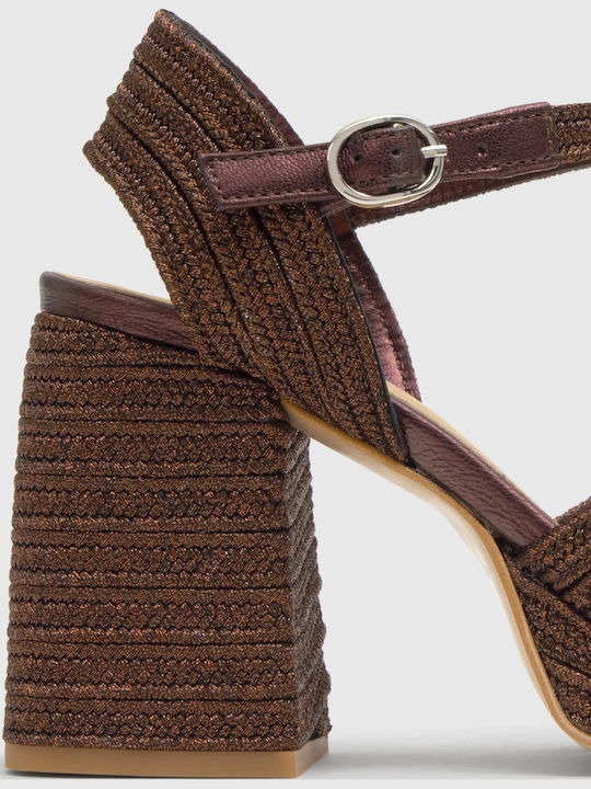 Leder Sandalen Braun