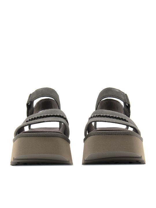 UGG New Heights Πέδιλα Γκρι