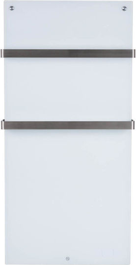 Eurom Sani Radiator Electric Pentru Prosoape Cu Fațadă De Sticlă 1000W 127x55cm Albă
