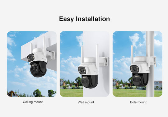Vstarcam BG622DR IP Surveillance Camera 4G Full HD 1080p Waterproof Battery Powered with Two-Way Communication and Lens 4mm