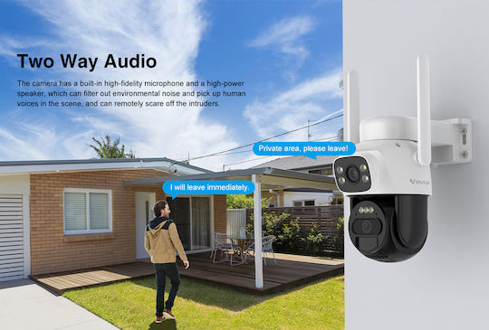 Vstarcam BG622DR IP Surveillance Camera 4G Full HD 1080p Waterproof Battery Powered with Two-Way Communication and Lens 4mm