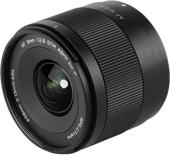 Viltrox Crop Фотообектив AF 9mm f/2.8 Air FX Широк ъгъл за Фуджифилм Икс Монтаж Черен