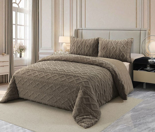 RoNeX Bettbezug Übergröße 240x220cm Brown RoNeX Bettbezug Übergröße 240x220cm Brown