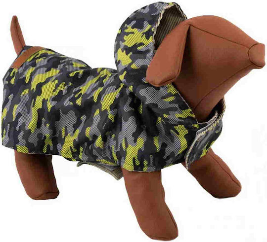 Woofmoda Camouflage M Кучешки палта Водоустойчиво Худи Бежов