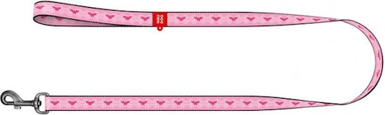 WauDog Hundeleine/Führleine Riemen Waudog in Rosa Farbe 1.22m