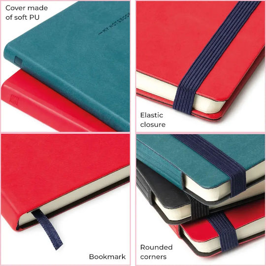 Legami Notebook 17x24 Mare Simplu Zmeură Mynot0307 8052694029678