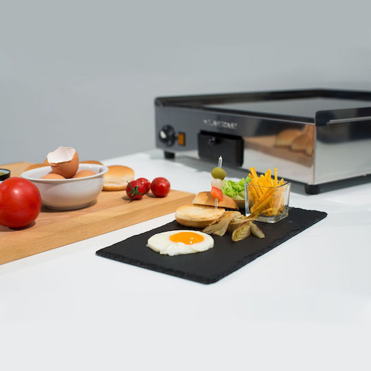 Milan Toast Electric Plite pentru gătit 39x35x15cm 1.1kW cu Placă Flat