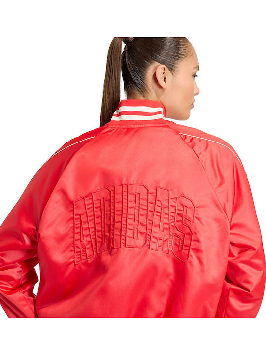 Damen Bomberjacke Red