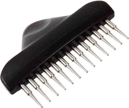 Trixie Carding Kamm für verschiedene Haarlängen zur Fellpflege Grau