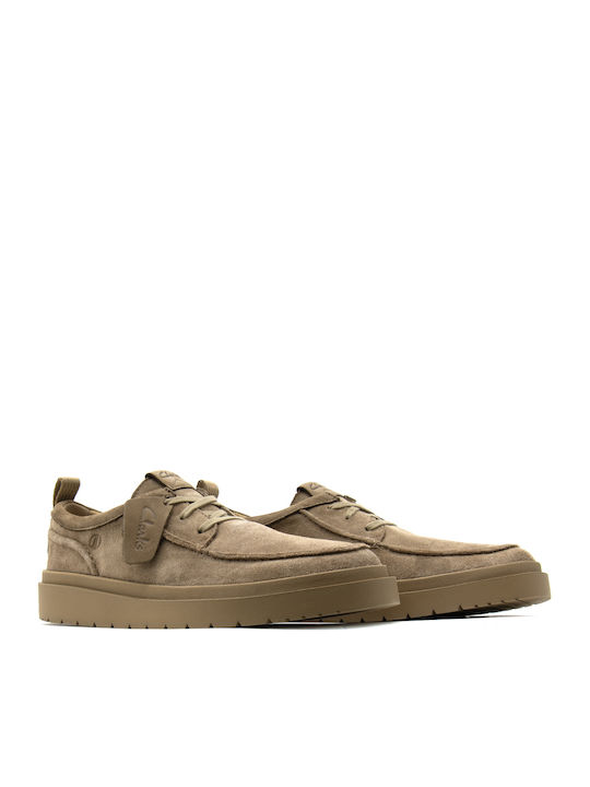 Polden Suede Ανδρικά Μοκασίνια σε Καφέ Χρώμα