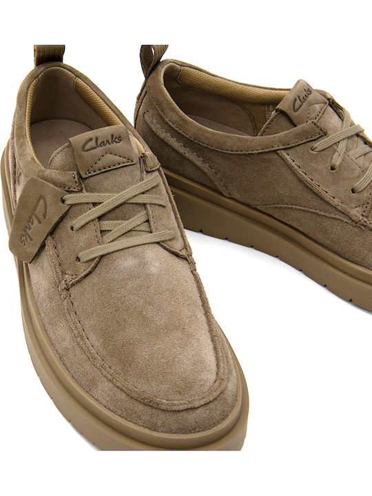 Polden Suede Ανδρικά Μοκασίνια σε Καφέ Χρώμα