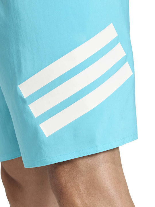 3-Stripes Men's Swimwear Shorts Turquoise Striped