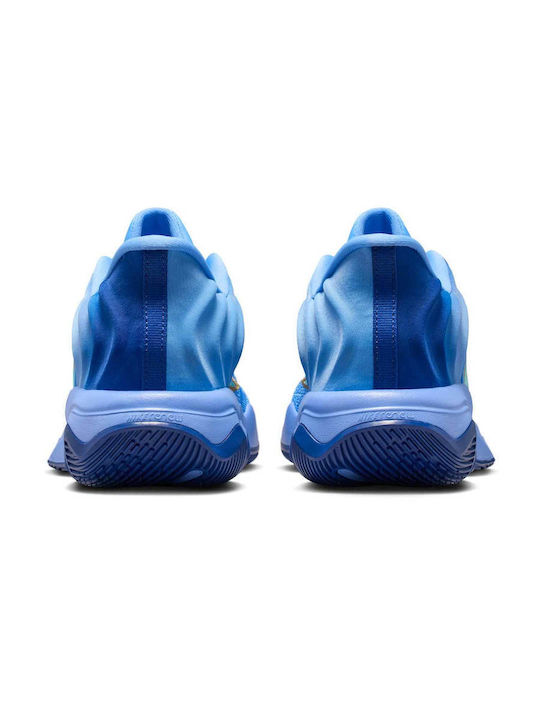 Giannis Immortality 4 Χαμηλά Μπασκετικά Παπούτσια Royal Pulse / Deep Royal / Volt / Hyper Turquoise