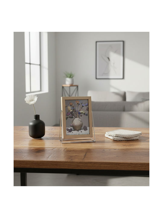 Espiel Frame Wooden 15cmx20cm with Beige Frame