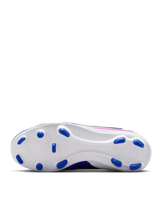 Phantom 6 High Club FG/MG Kids Soccer Cleats Molded Blue