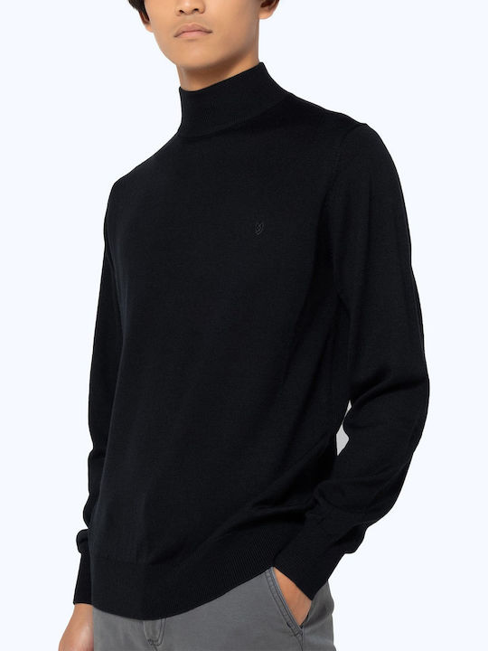Langarm-Pullover Schwarz