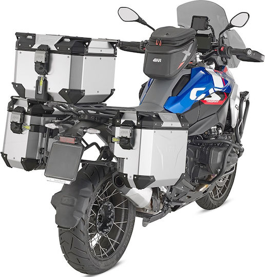 Givi Trekker Outback Evo Smart Motorcycle Top Case Monokey Aluminum 42lt Black