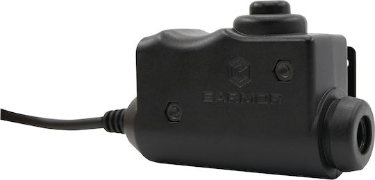 Earmor Hunting Accessory Standard PTT Switch for Earmor Ear Defenders Motorola Double Standard Plug