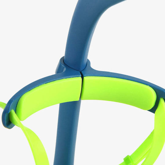 Tyr Ultralite Snorkel Elite Αναπνευστήρας Μπλε με Στόμιο Σιλικόνης