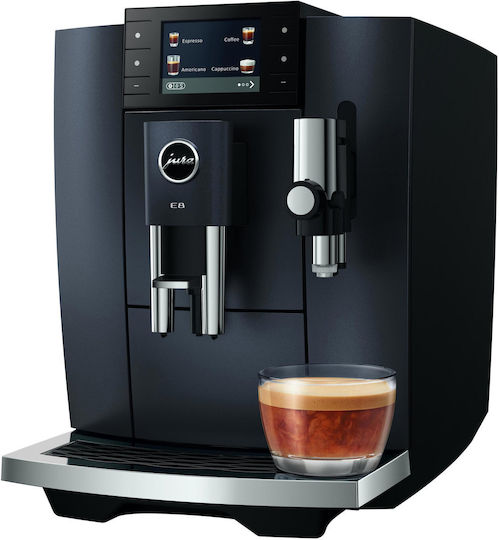 Jura E8 Cosmic Automatic Espresso Machine 1450W Pressure 15bar for Cappuccino with Grinder Black