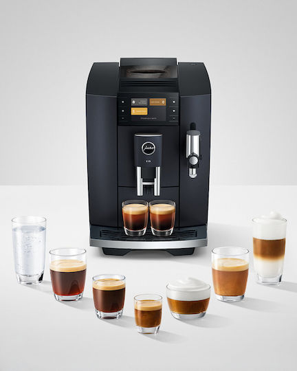 Jura E8 Cosmic Automatic Espresso Machine 1450W Pressure 15bar for Cappuccino with Grinder Black