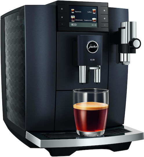 Jura E8 Cosmic Automatic Espresso Machine 1450W Pressure 15bar for Cappuccino with Grinder Black