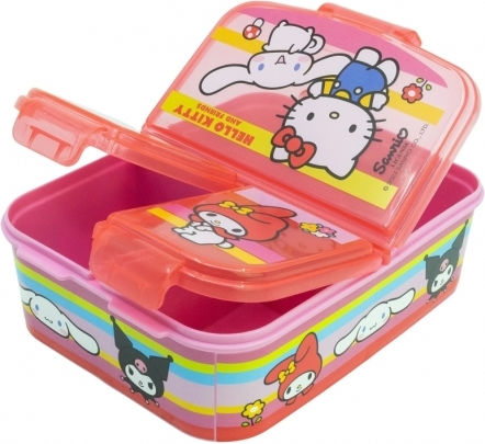 Stor Friends Пластмасово детско контейнерче за храна Hello Kitty Многоцветен