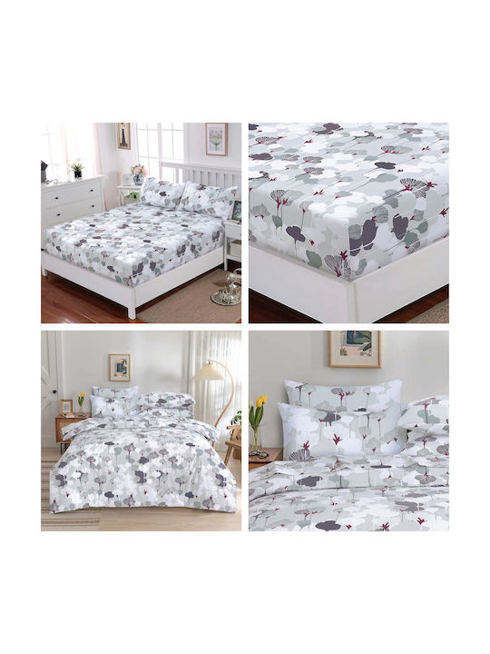 Casa Colori Pillowcase Set with Envelope Cover Floral 50x70cm.