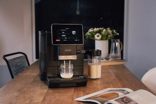 Nivo 9101 Automatic Espresso Machine 1465W Pressure 15bar for Cappuccino with Grinder Black