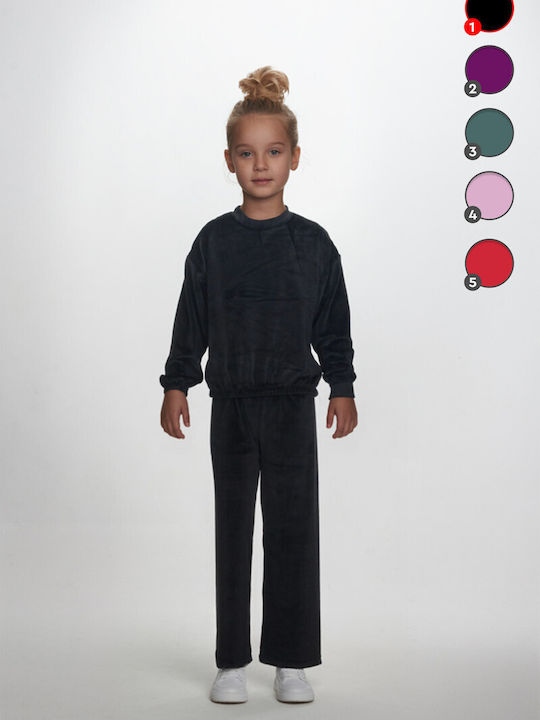 Kinder-Set mit Hose Winter 2Stück Purple