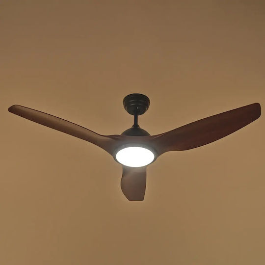 Ceiling Fan with Light Fixture Black
