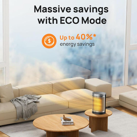 Dreo Αερόθερμο Δωματίου Δαπέδου Γκρι 1500W