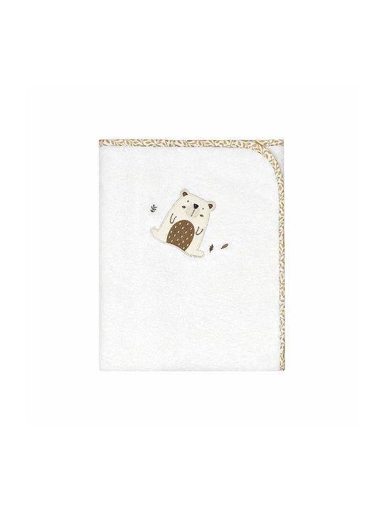 Baby Star Natura Αδιαβροχοποιημένο Σελτεδάκι Λευκό 60x80εκ.