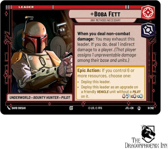 Jump To Lightspeed Spotlight Boba Deck Star Wars Unlimited