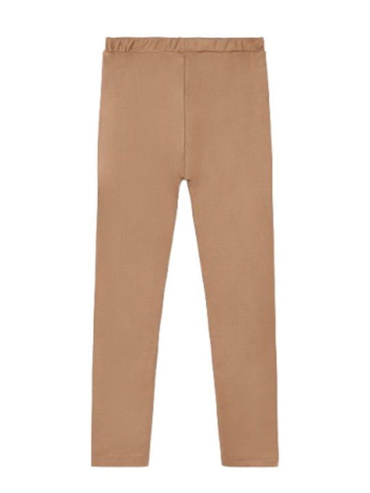 Kinder Leggings Lang Beige