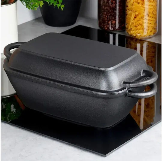 Vilde Dutch Oven Rectangular Cast Iron 3.5lt 1pcs
