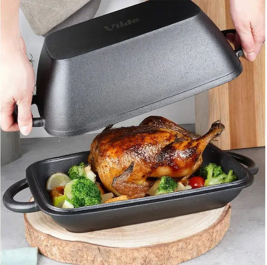 Vilde Dutch Oven Rectangular Cast Iron 3.5lt 1pcs