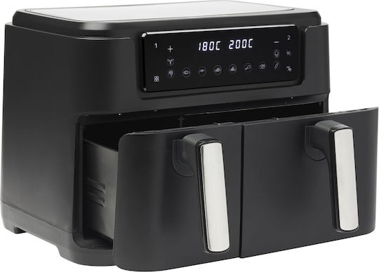 Haden Air Fryer with Double Detachable Bucket 9.5lt Black