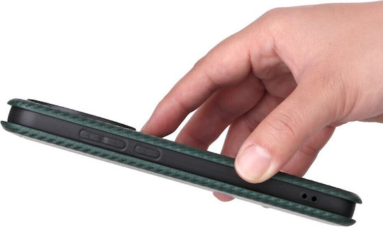 Carbon Fiber Book Green (Realme GT 8 Pro)