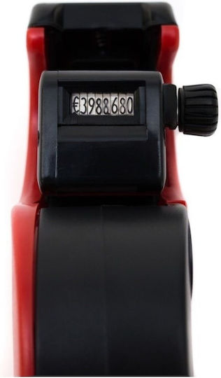 Jolly JH8 Mechanical Portable Label Maker Single Line Output in Red Color