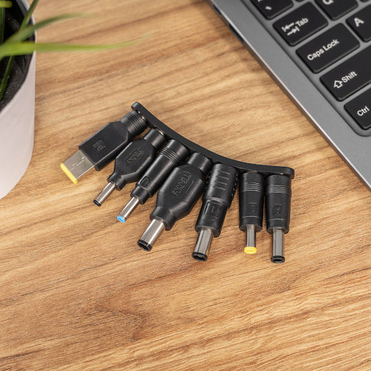 Kruger & Matz USB-C Universal Laptop Charger 65W 5V 3A for Universal / Dell / HP / Lenovo / Sony / Samsung with Detachable Power Cord