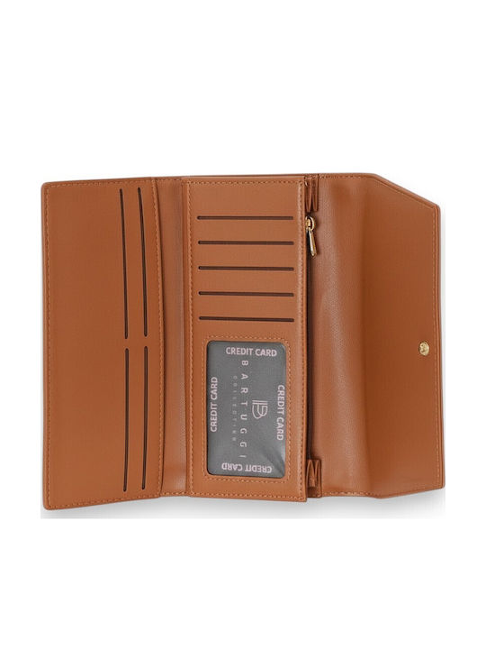 Large Women's Wallet Classic Tabac Brown