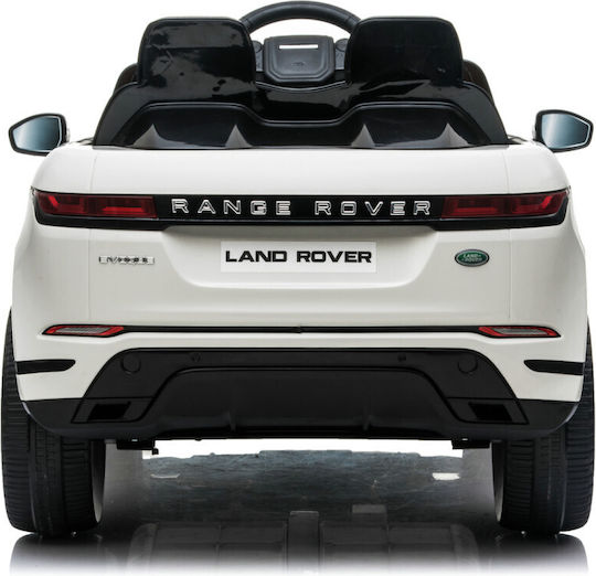Range Rover Evoque Две Места с Дистанционно Управление Лицензиран 12 Волта Бял за 2+ Години