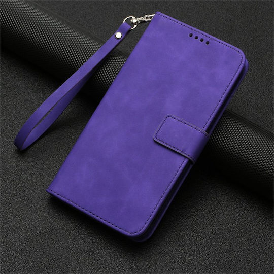 Brieftasche Synthetisches Leder / Silikon Lila (Moto G42)