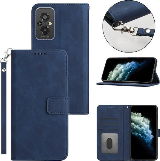 Wallet Δερματίνης / Σιλικόνης Μπλε (Motorola Edge 40 Pro)