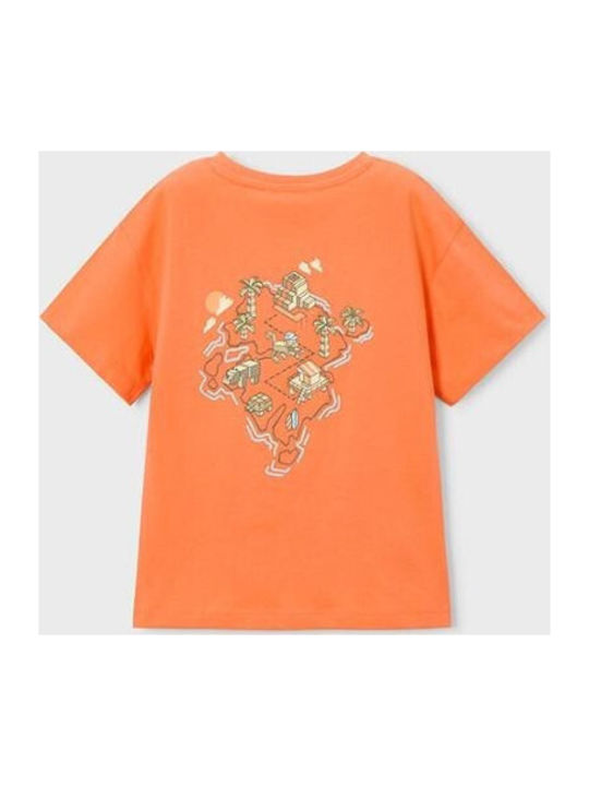 Kinderhemd Kurzarm Orange